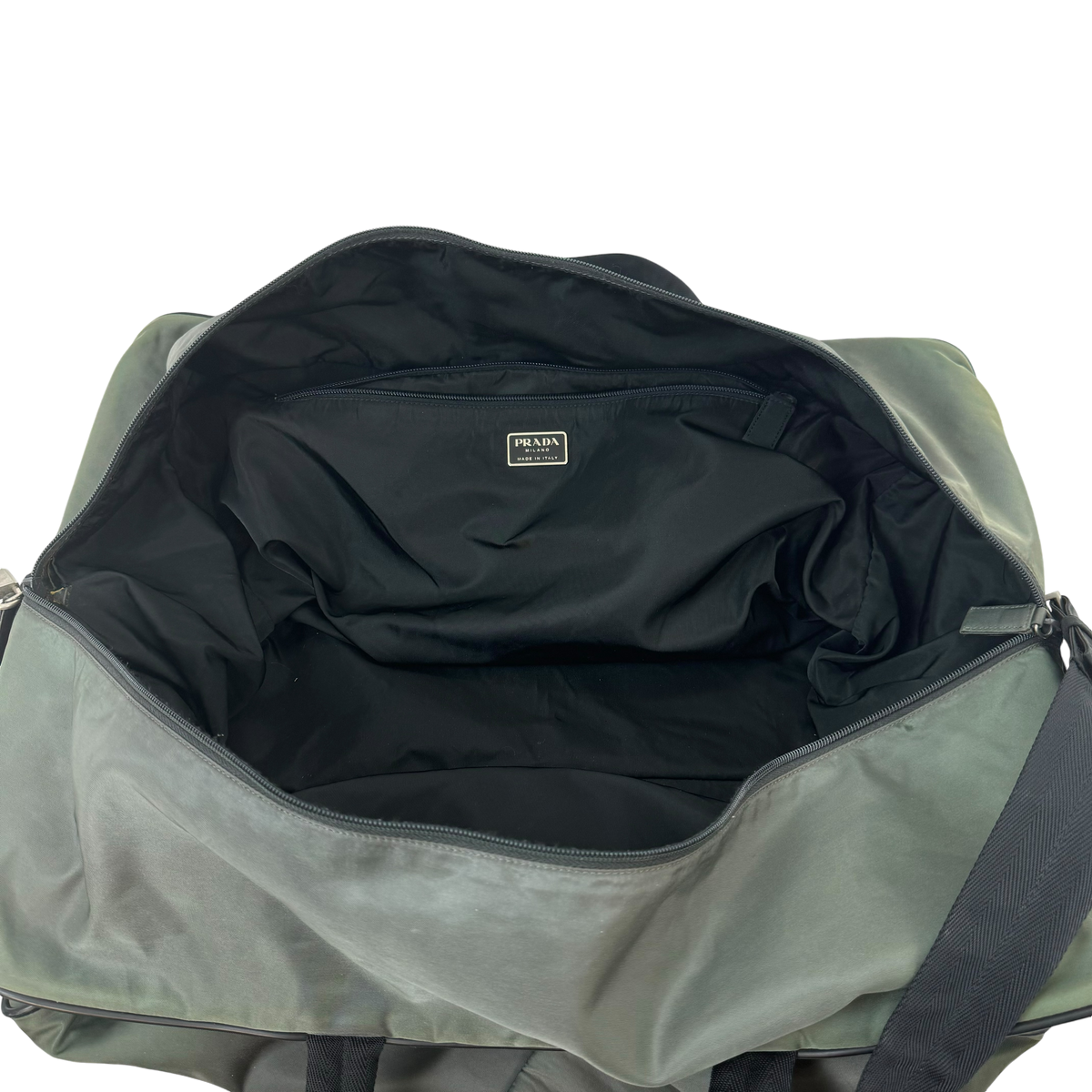 Prada Sport Grey Duffle Bag