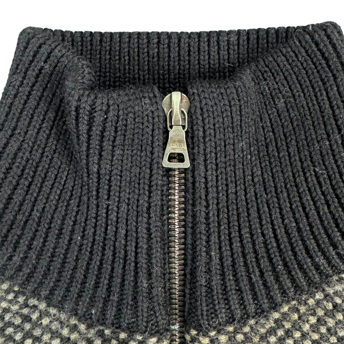 Prada Brown Wool and Cashmere Fleece