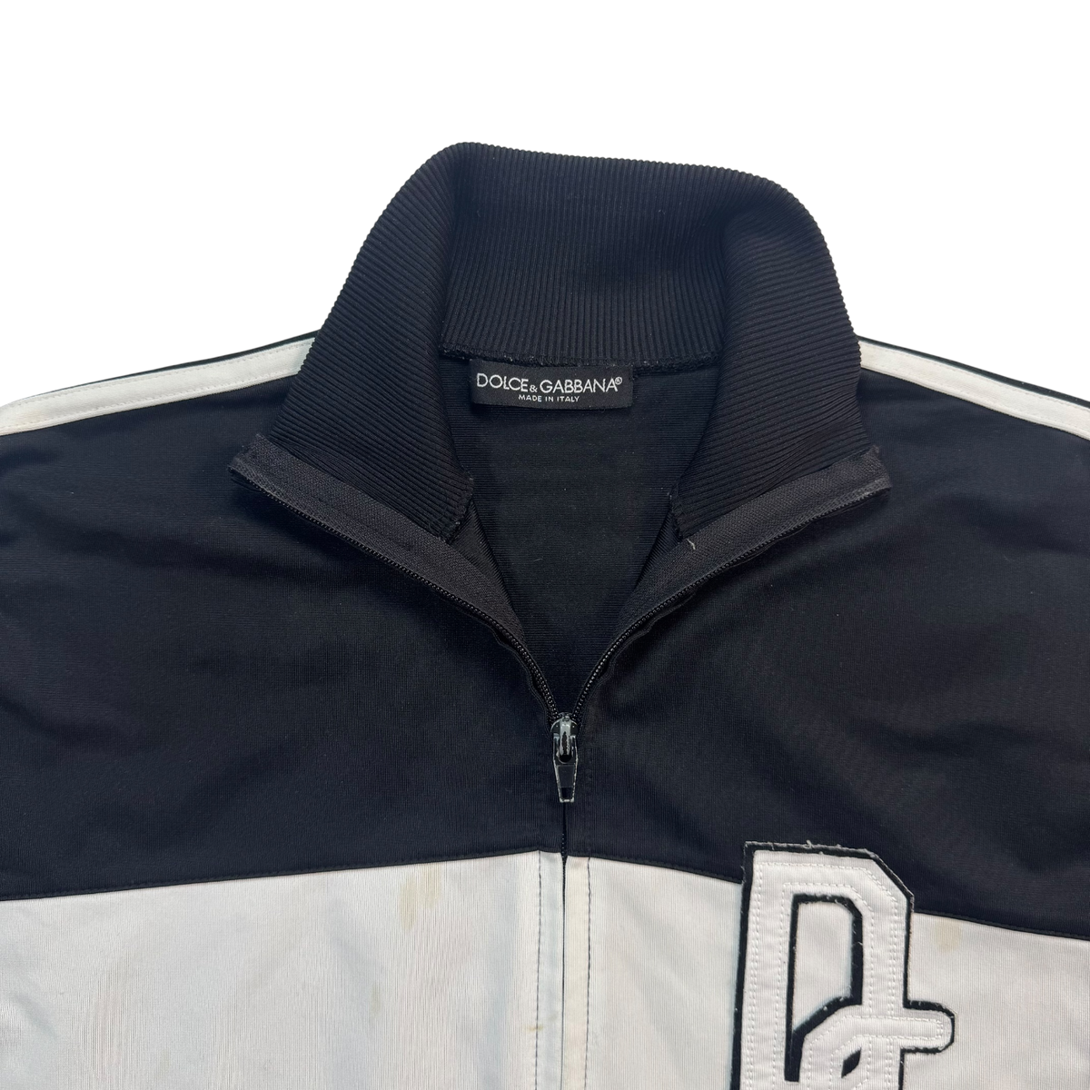 Dolce & Gabbana Black and White Track Jacket