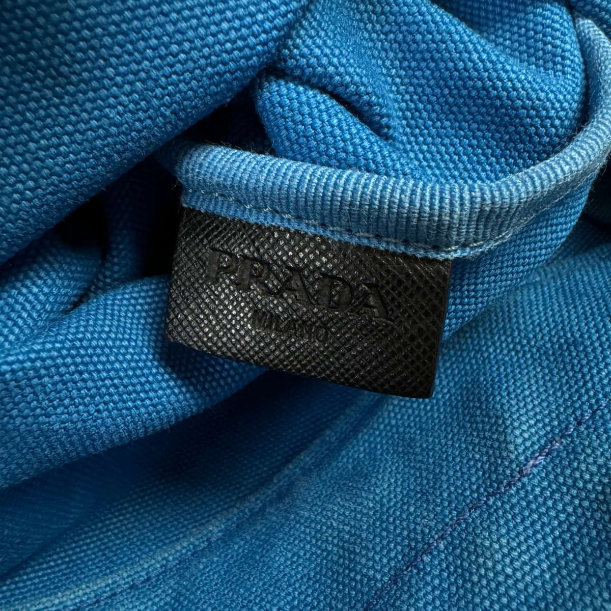 Prada Triangle Logo Side Bag