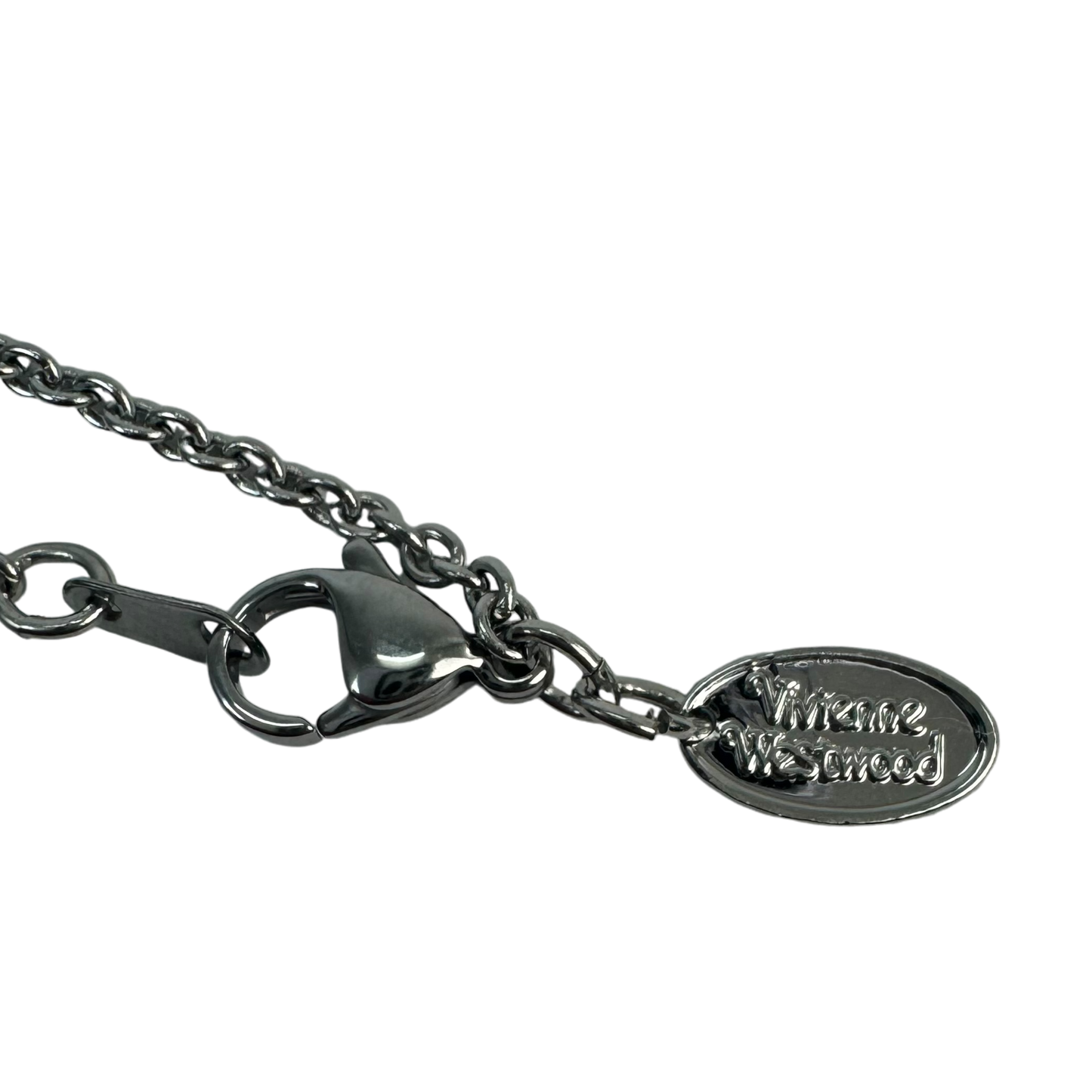 Vivienne Westwood Pink Heart Orb Necklace