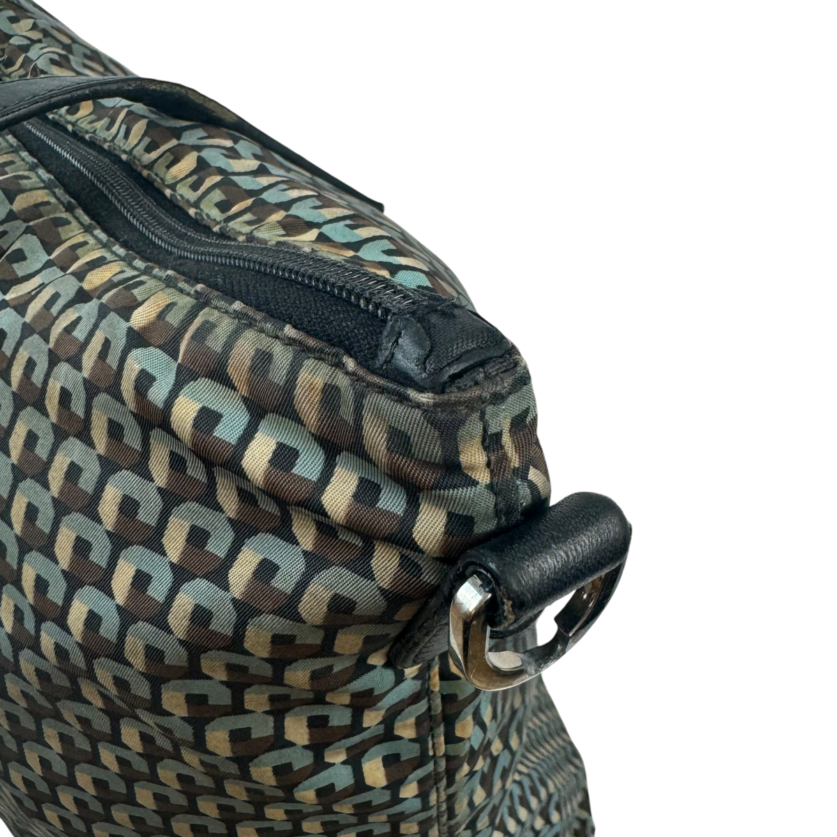 Prada Black Patterned Handbag