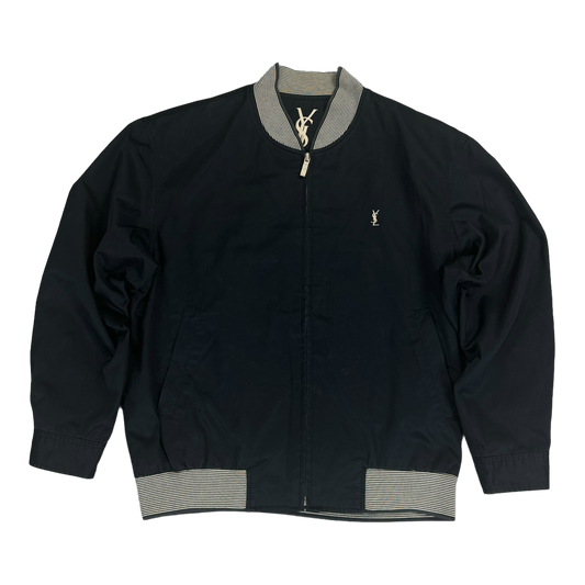 Yves Saint Laurent Navy Striped Jacket