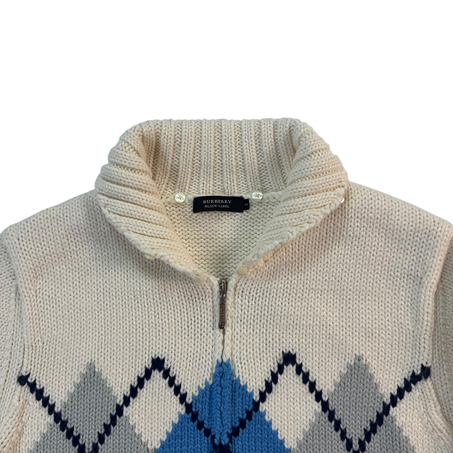 Burberry knitted zip-up