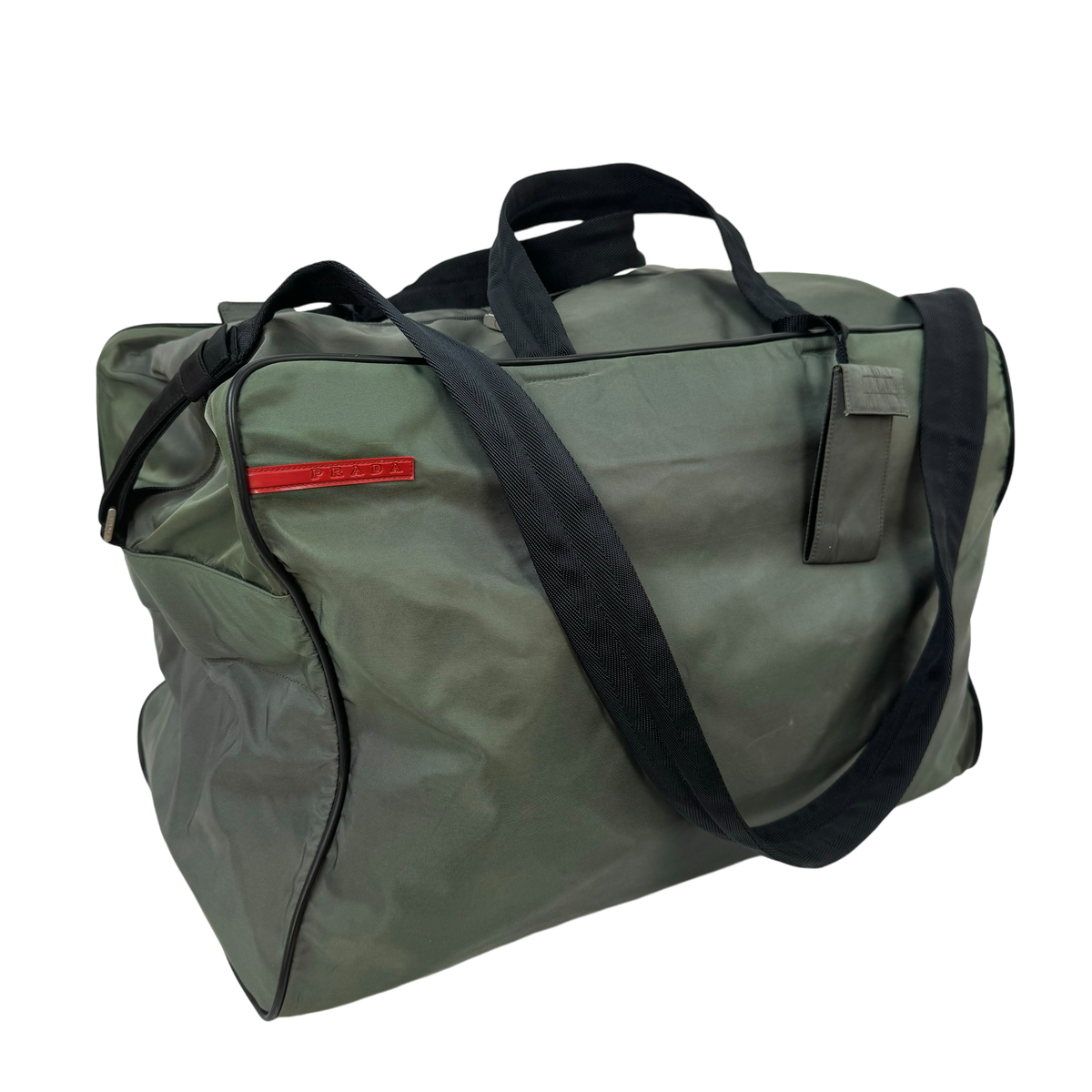 Prada Sport Grey Duffle Bag