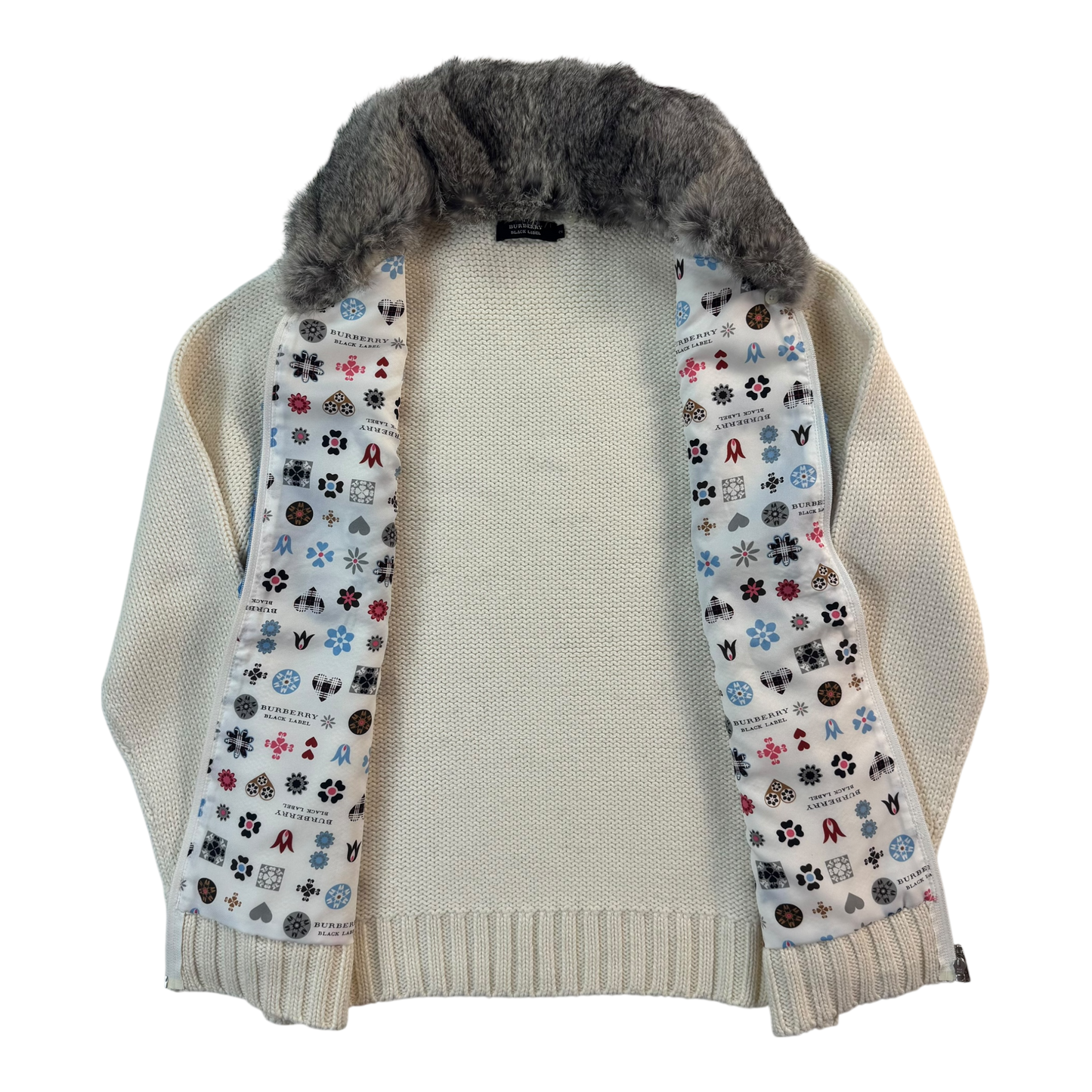 Burberry knitted zip-up