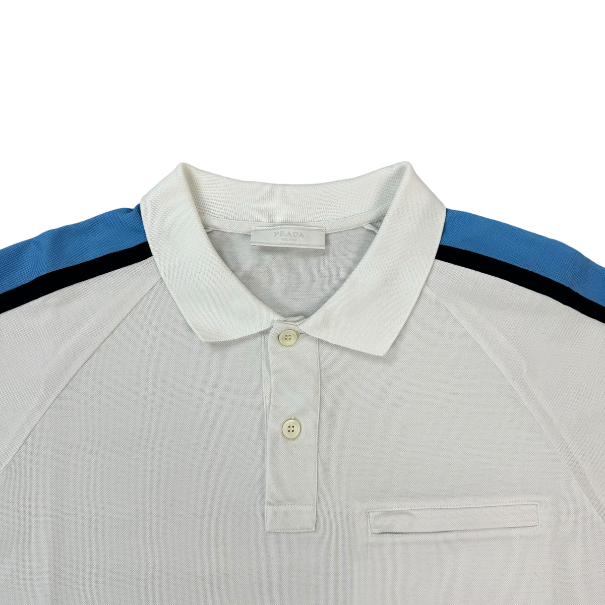 Prada Baby Blue Polo Shirt