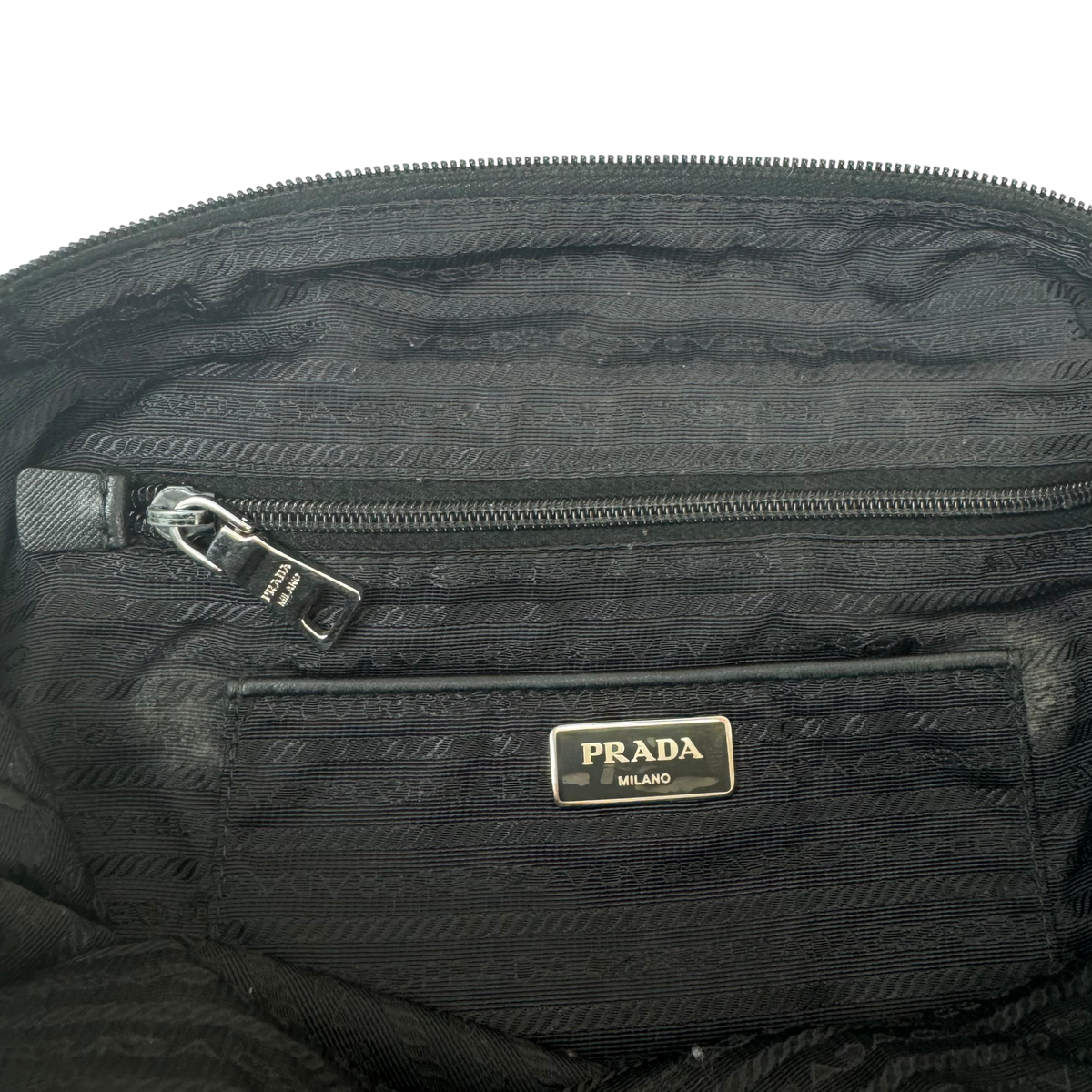 Prada Linea Rossa Black Crossbody Bag