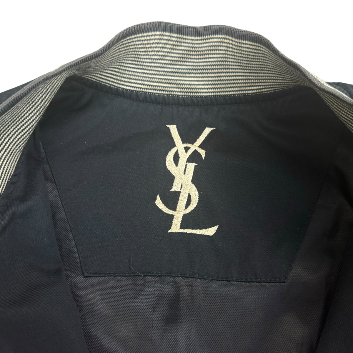 Yves Saint Laurent Navy Striped Jacket