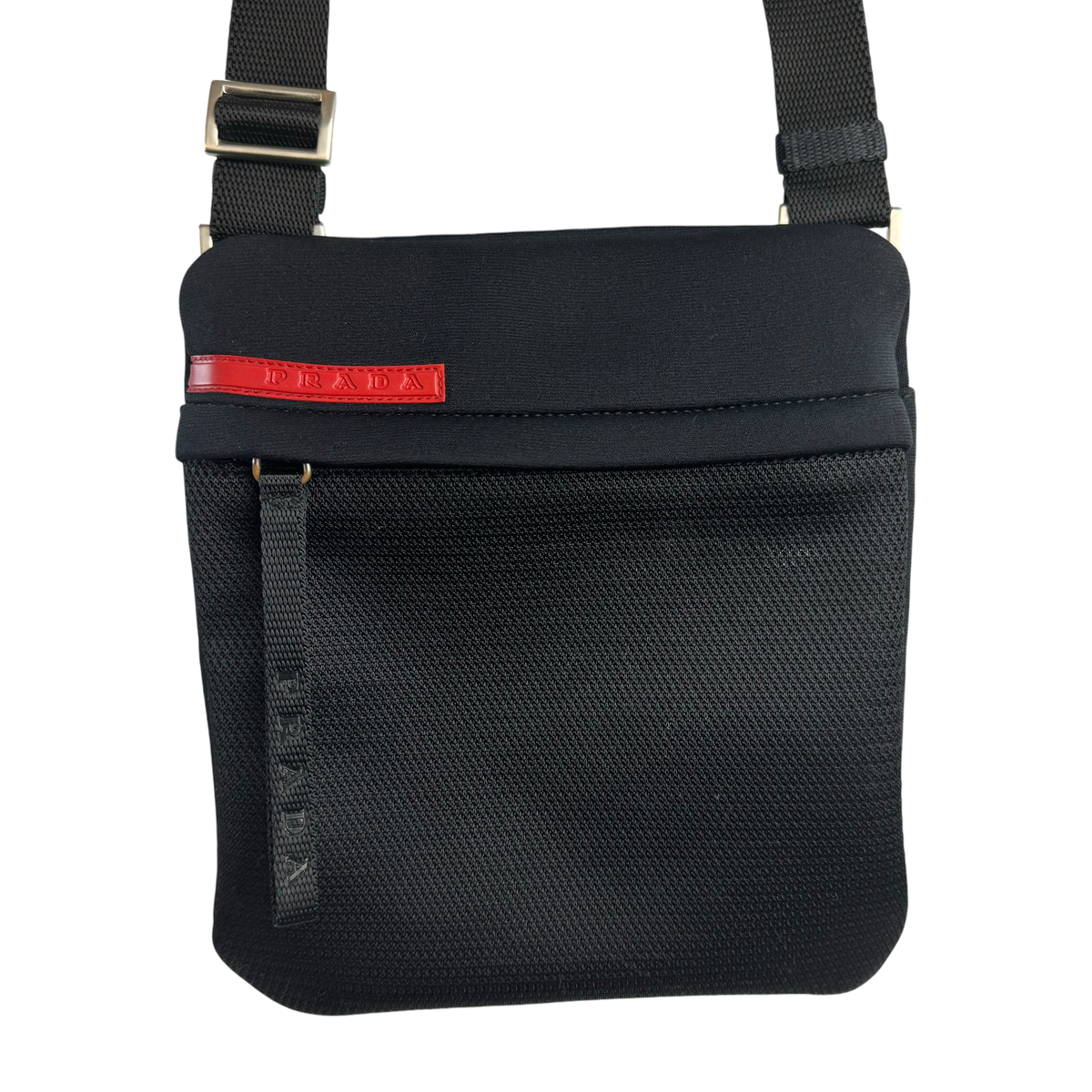 Prada Linea Rossa Black Crossbody Bag