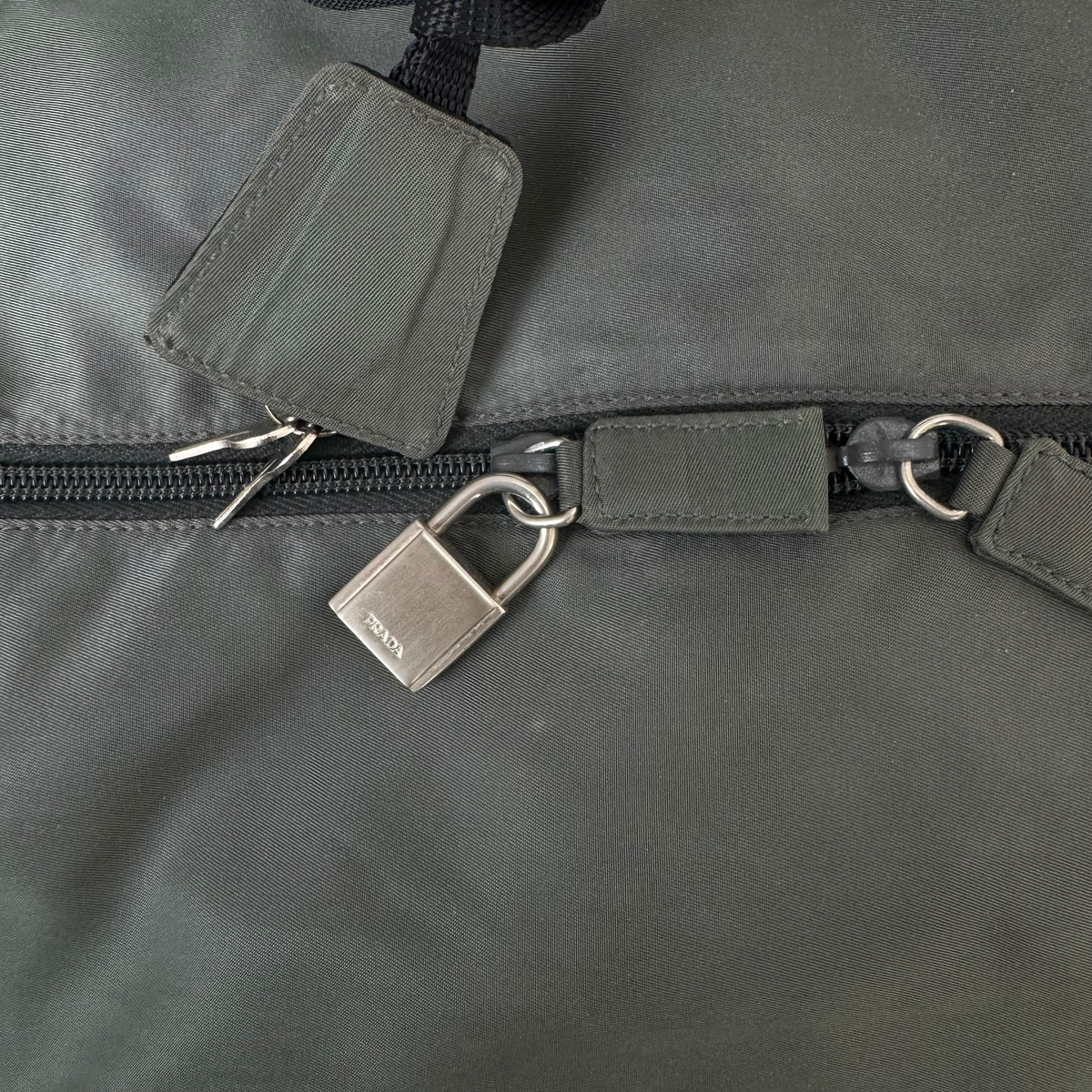 Prada Sport Grey Duffle Bag