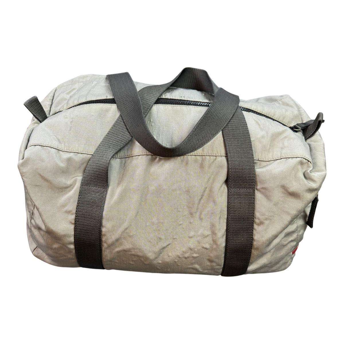 Prada Linea Rossa Grey Duffle Bag