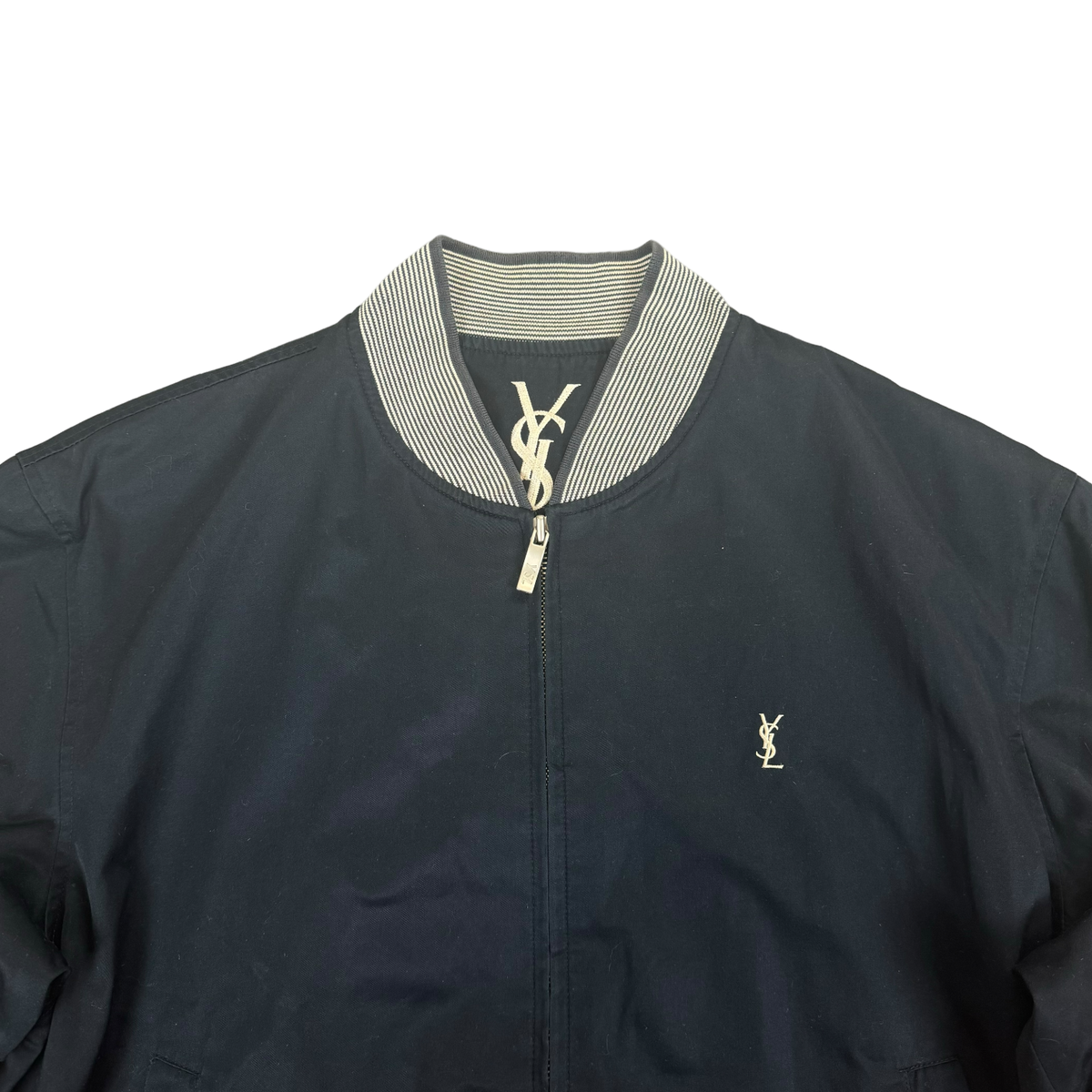 Yves Saint Laurent Navy Striped Jacket