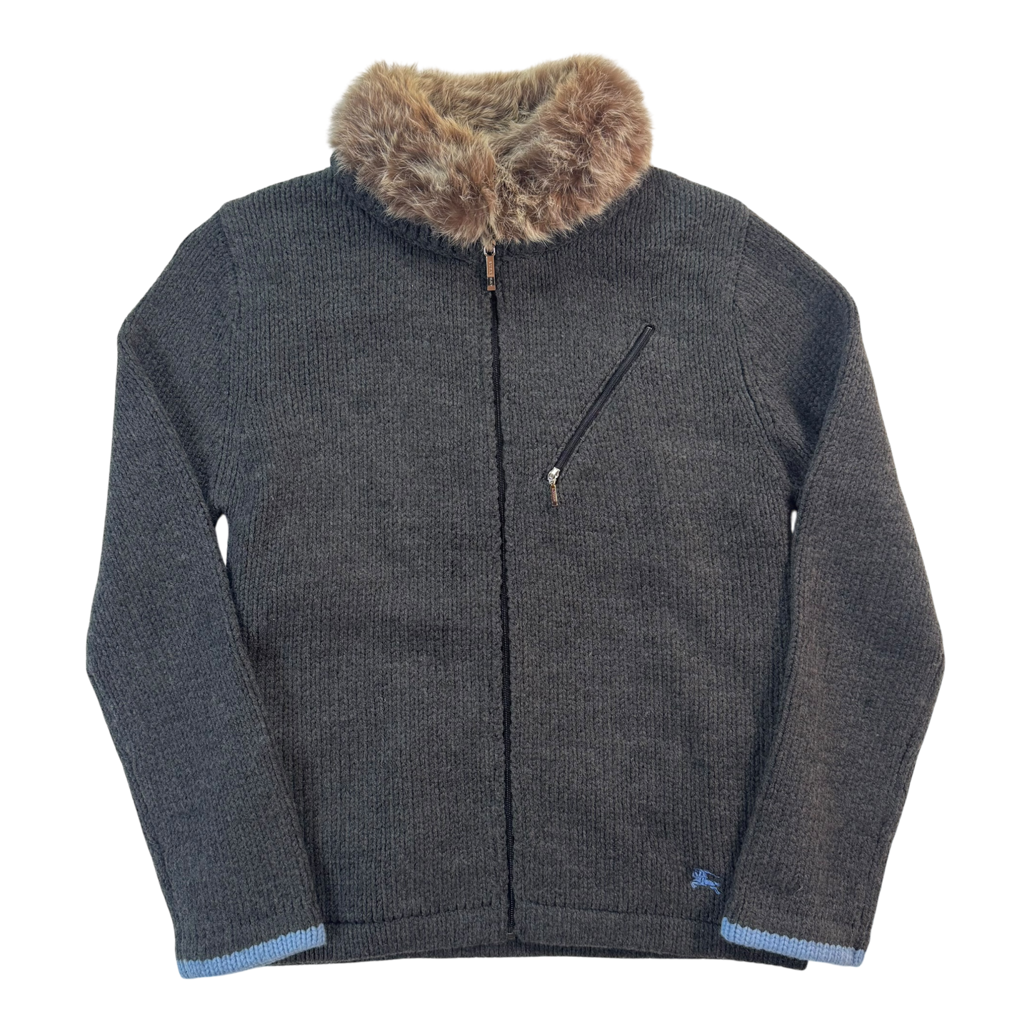 Burberry knitted zip-up
