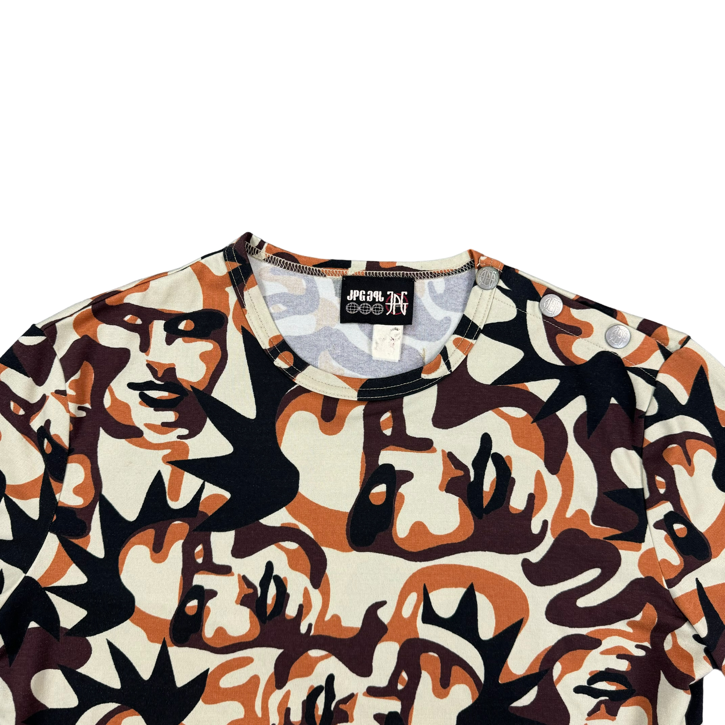 Jean Paul Gaultier Punk Faces T-shirt