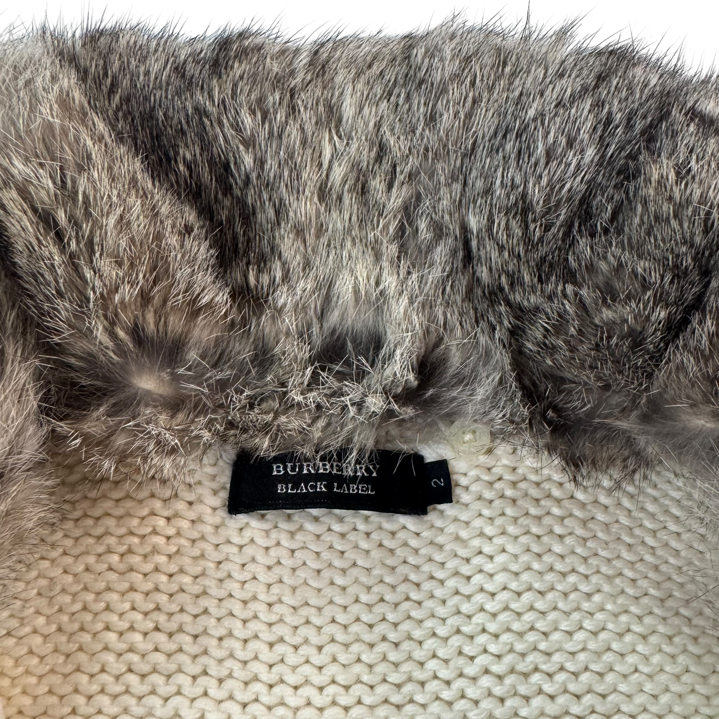 Burberry knitted zip-up