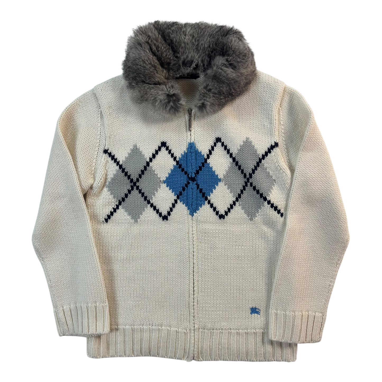Burberry knitted zip-up