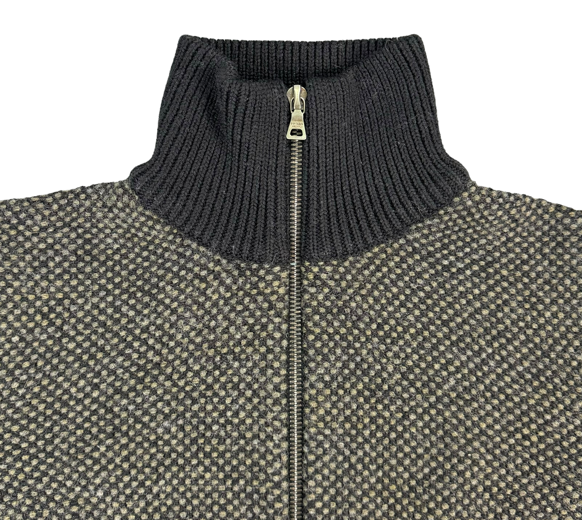 Prada Brown Wool and Cashmere Fleece