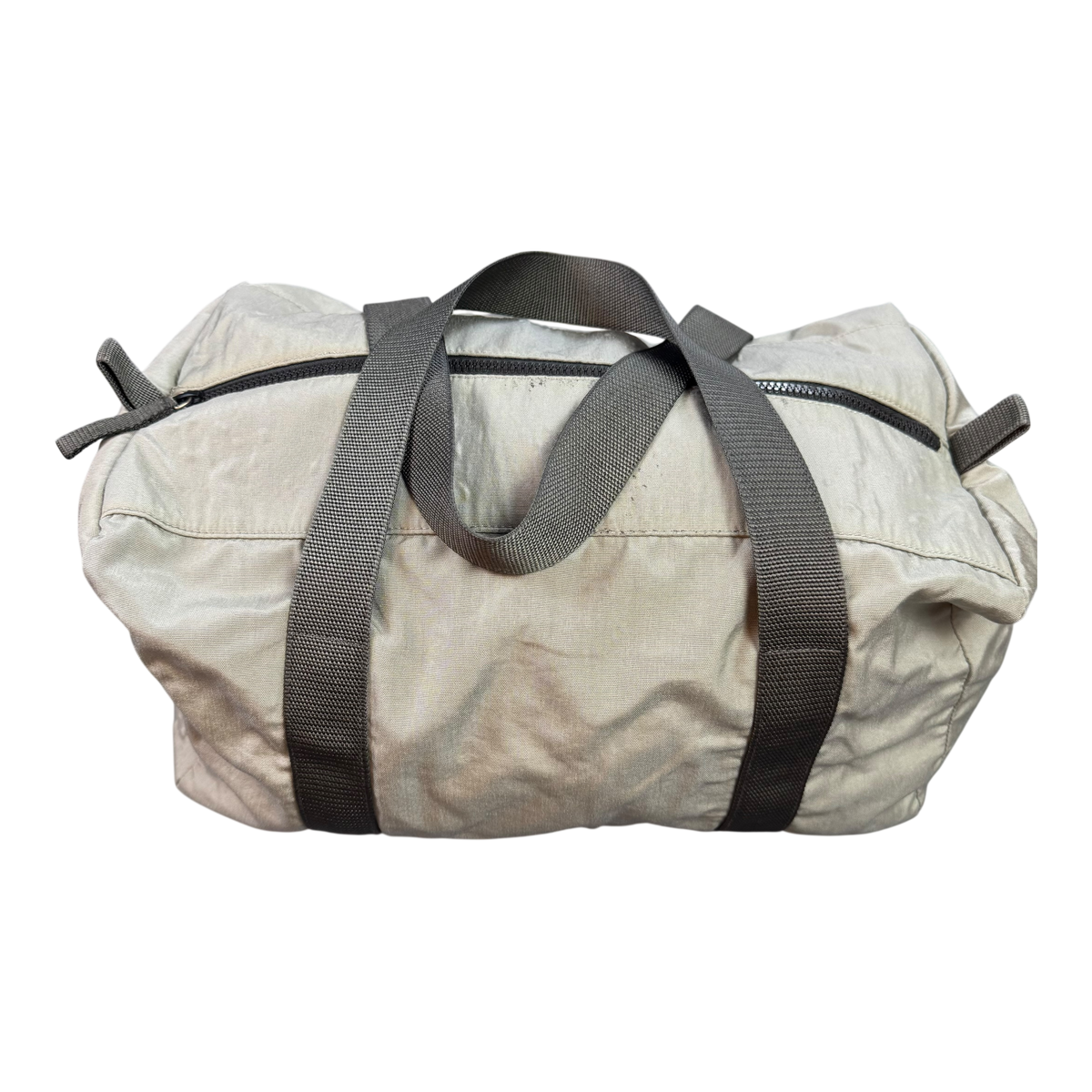 Prada Linea Rossa Grey Duffle Bag