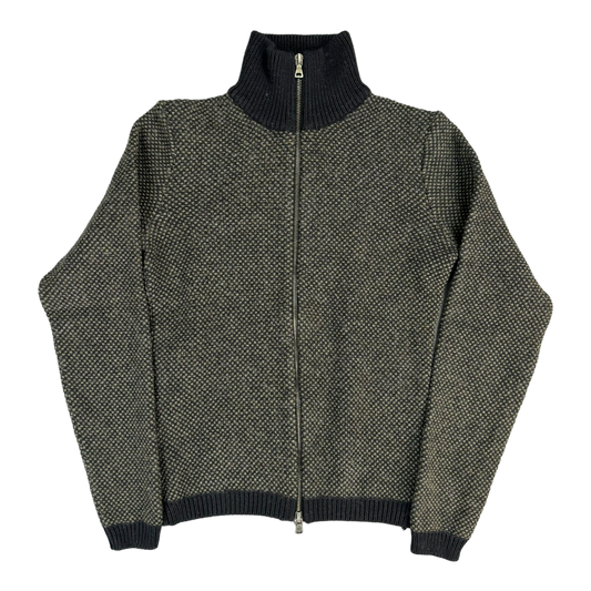 Prada Brown Wool and Cashmere Fleece