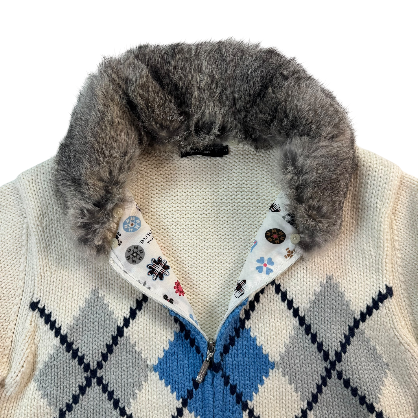 Burberry knitted zip-up