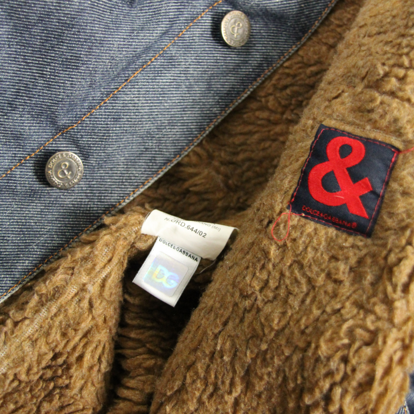 Dolce & Gabbana Fur Lined Jeans Jacket