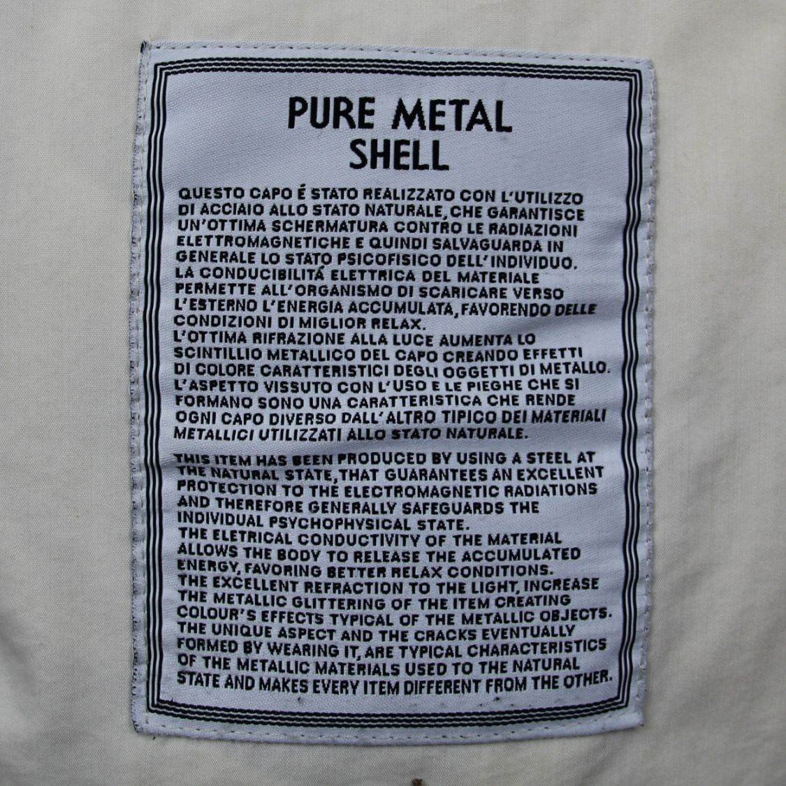 Stone Island Pure Metal Shell Jacket