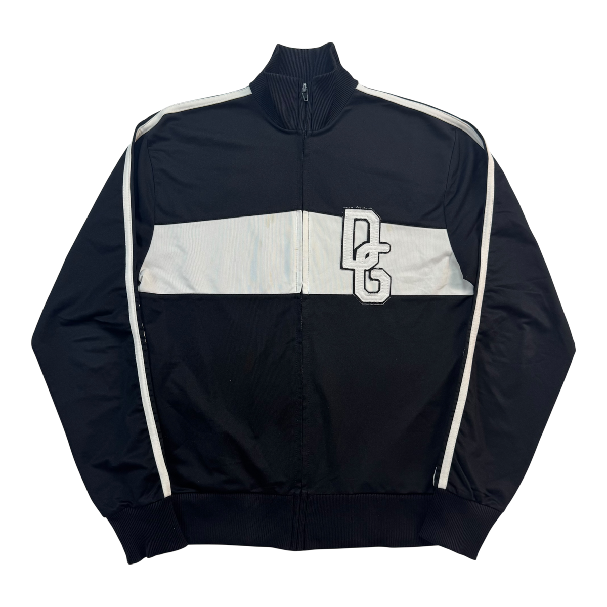 Dolce & Gabbana Black and White Track Jacket