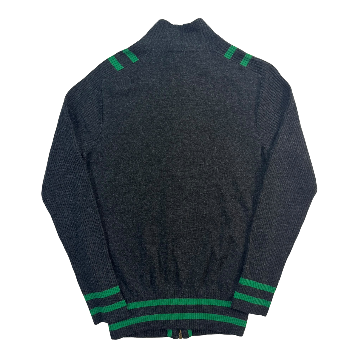 Dolce & Gabbana Black and Green Zip-Up