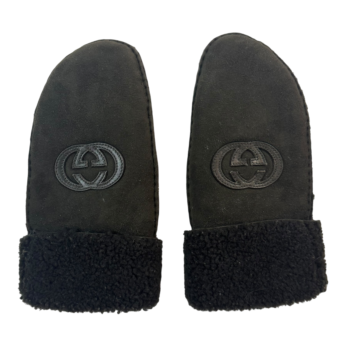 Gucci Brown Leather Gloves