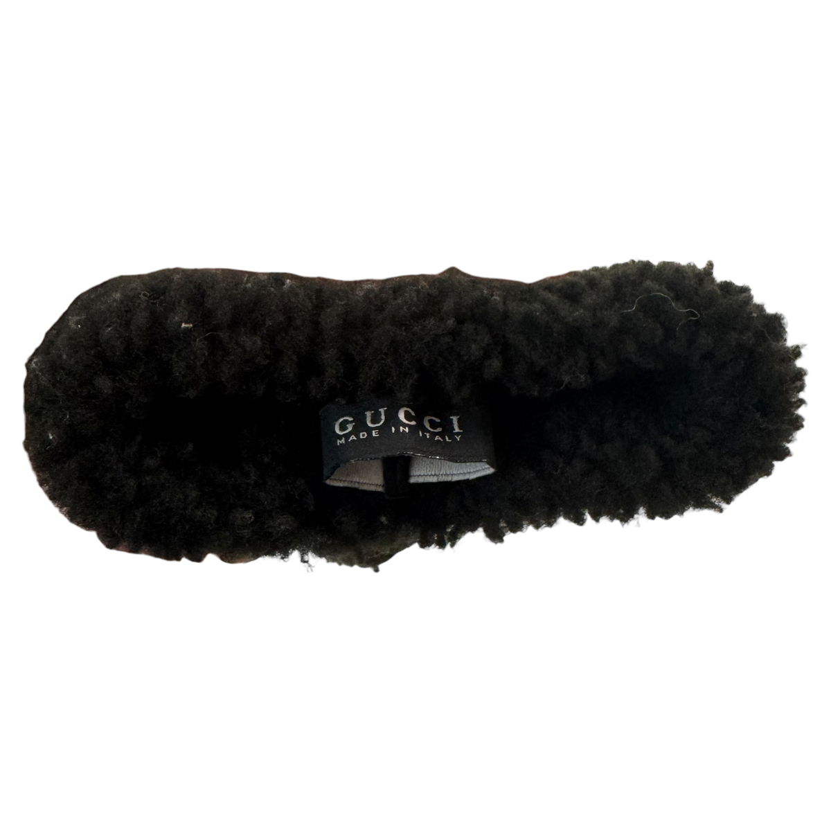 Gucci Brown Leather Gloves