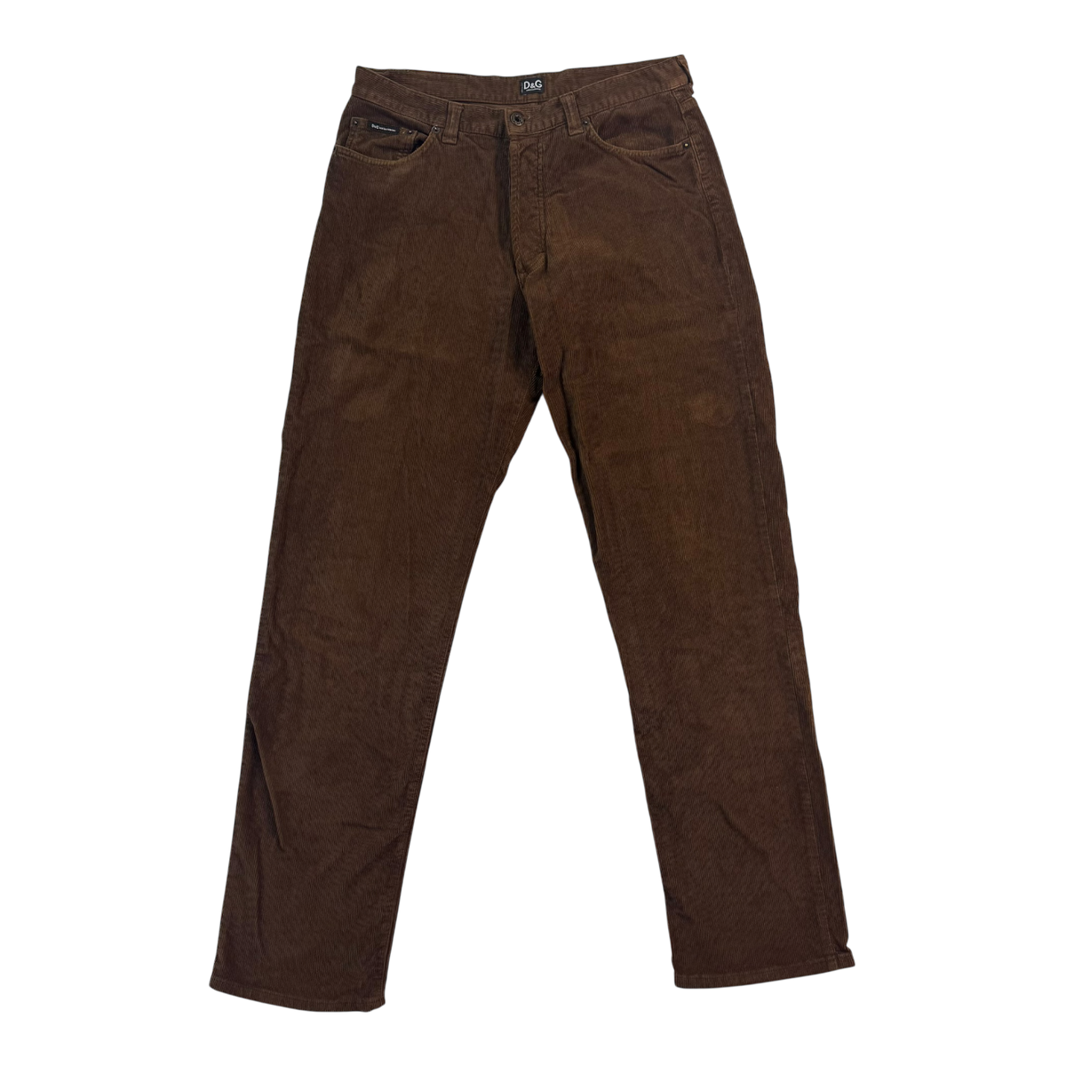 Dolce & Gabbana Brown Corduroy Trousers