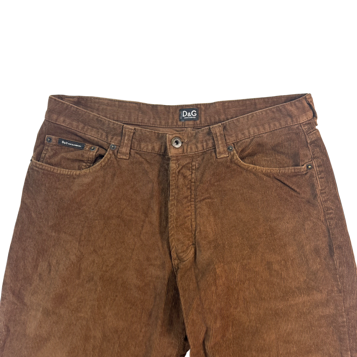 Dolce & Gabbana Brown Corduroy Trousers