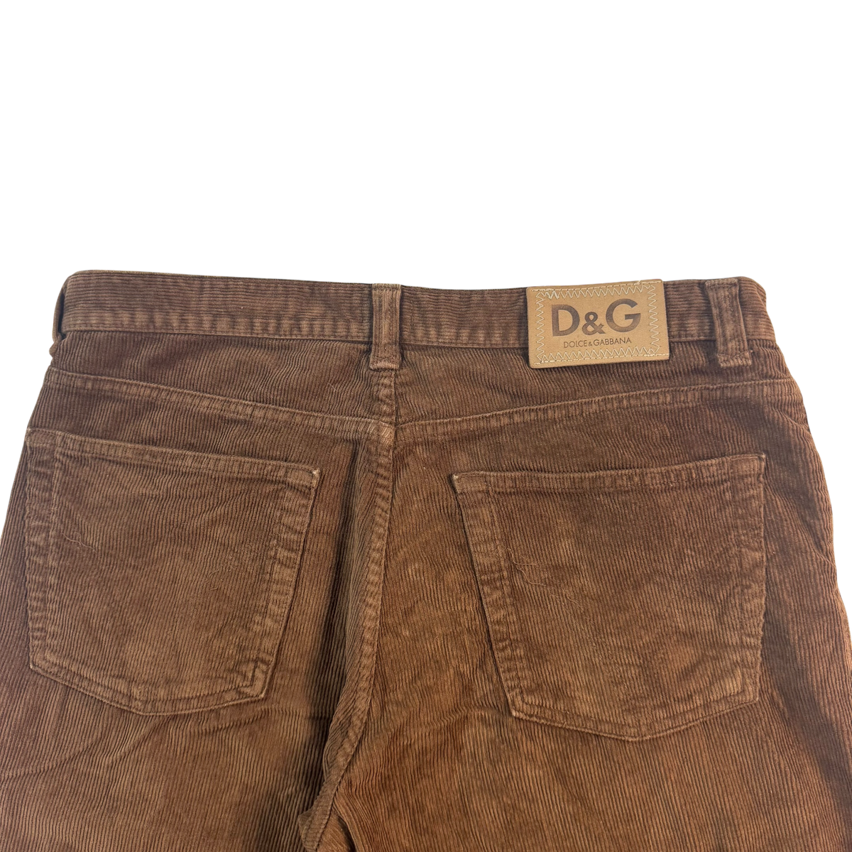 Dolce & Gabbana Brown Corduroy Trousers