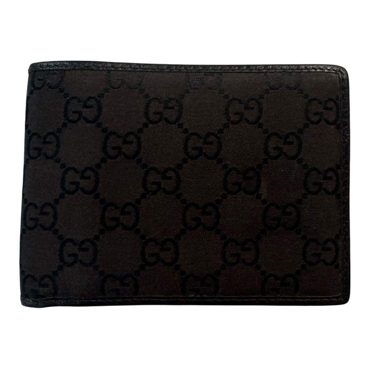 Gucci Black Monogram Wallet