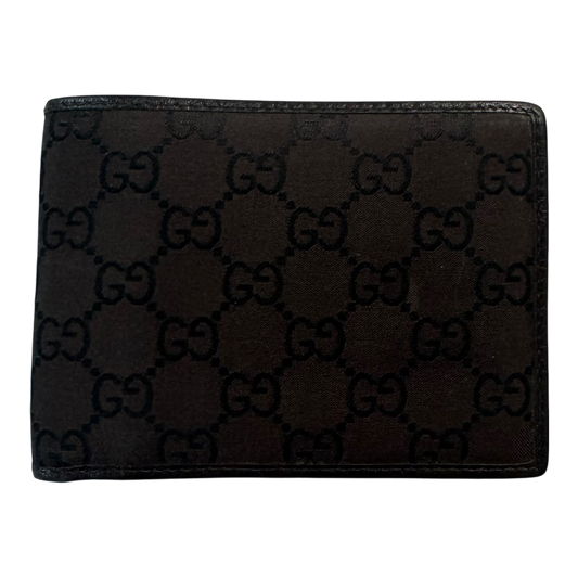 Gucci Black Monogram Wallet