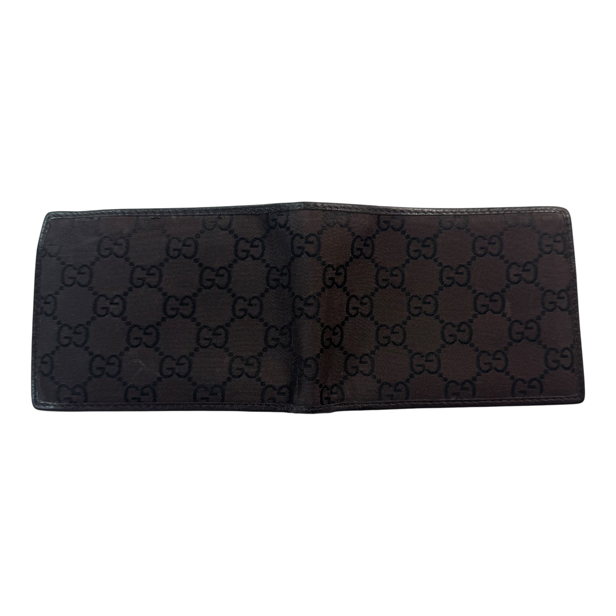 Gucci Black Monogram Wallet