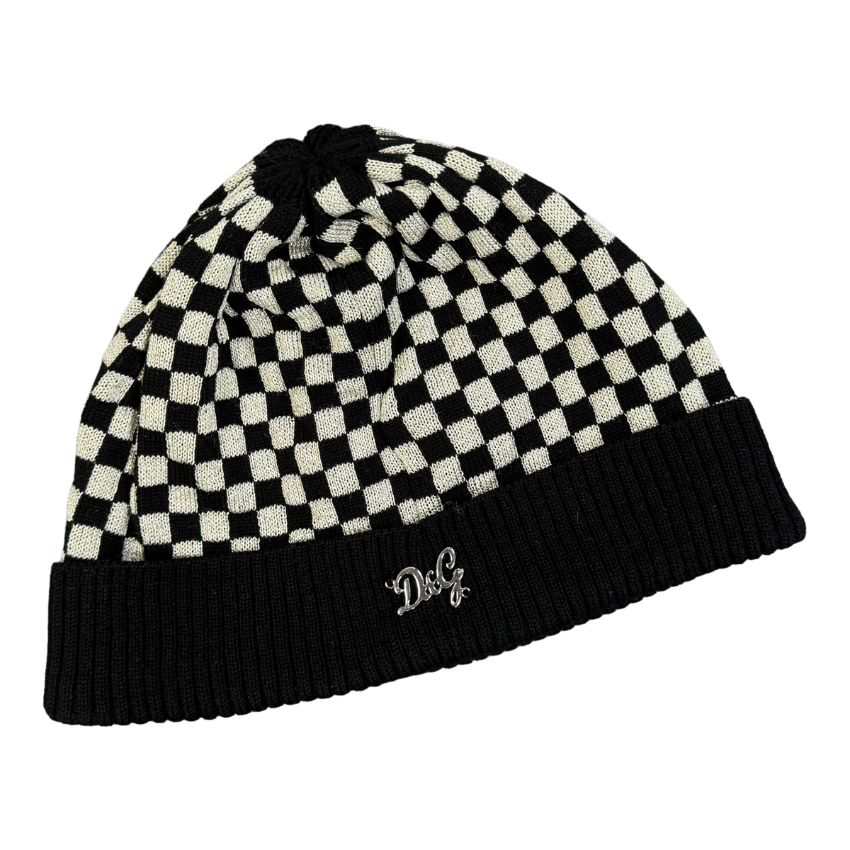 Dolce & Gabbana Checkered Beanie