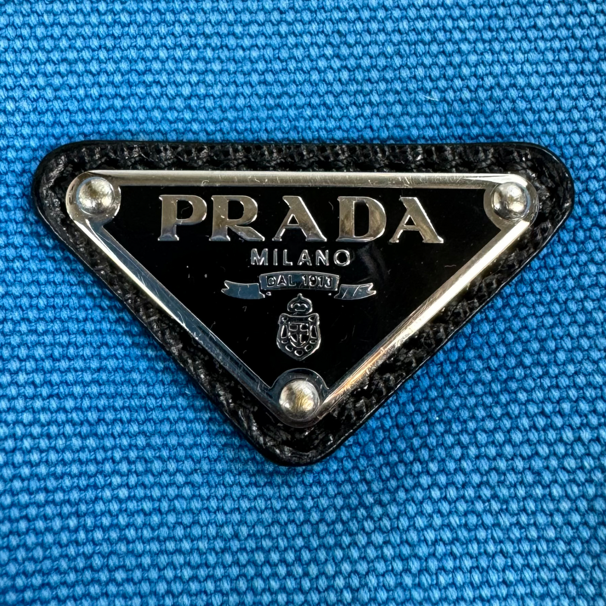 Prada Triangle Logo Side Bag