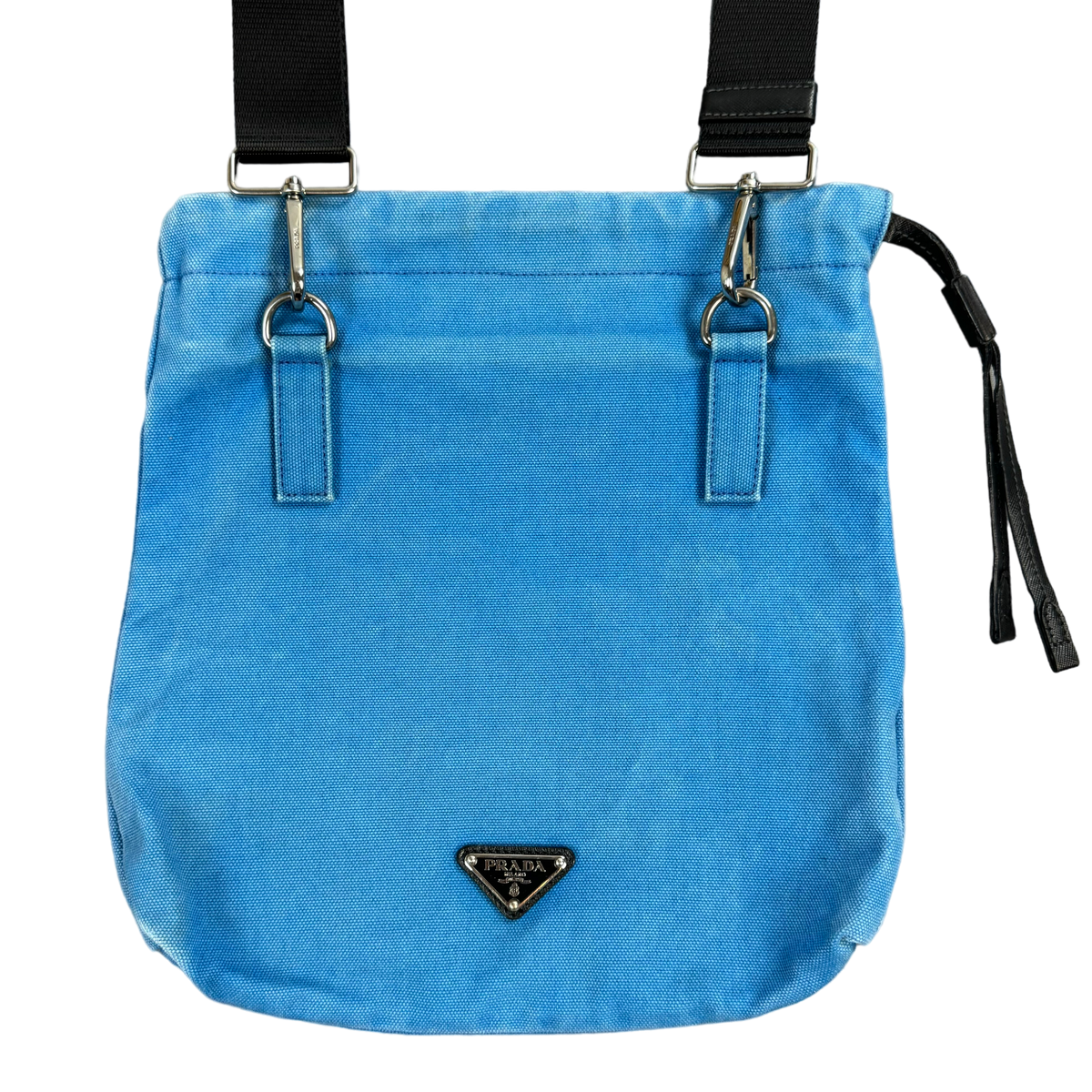 Prada Triangle Logo Side Bag