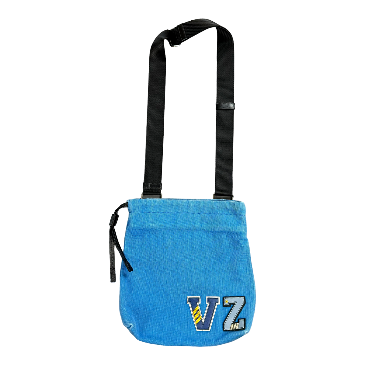 Prada Triangle Logo Side Bag