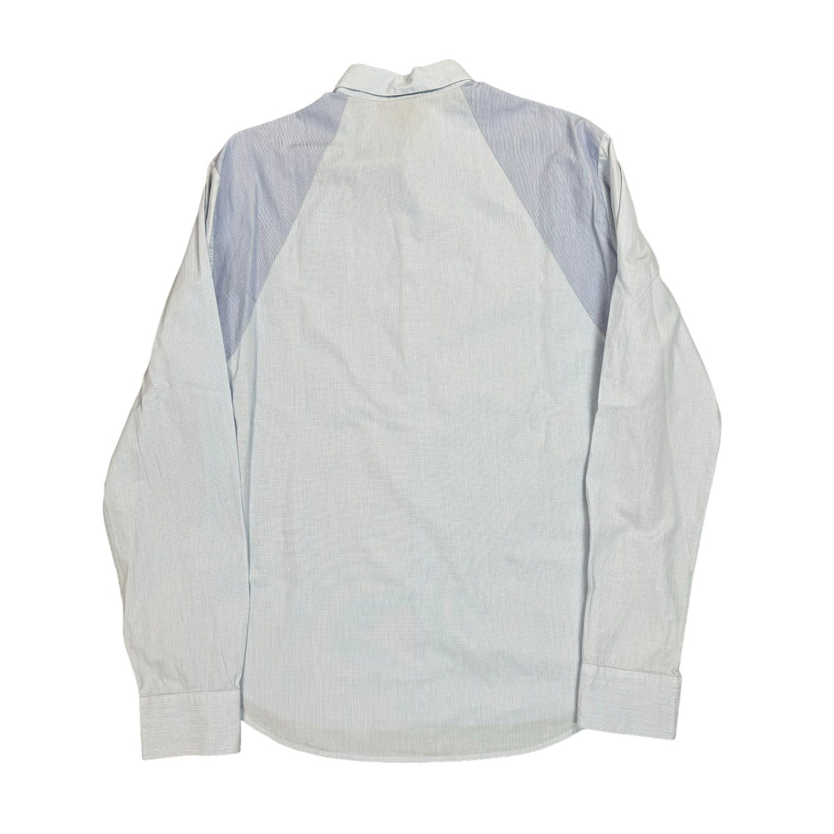 Alexander McQueen Baby Blue Grid Shirt